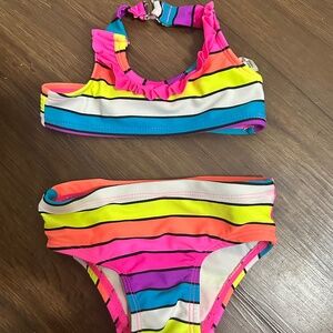Baby girl swimsuit 6-9 months, the children’s place, rainbow swimsuit